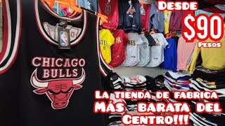 Te enseño la FÁBRICA de ROPA DEPORTIVA Jerseys SUDADERA BERMUDA PLAYERA más BARATOS del CENTRO [upl. by Aridni509]