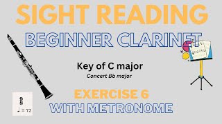 🎶 Improve your CLARINET sightreading exercise 6 🎶 [upl. by Eiraminot161]