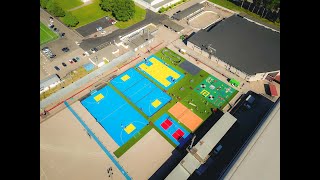 A new giant outdoor arena from Bergo Flooring sparks joy of movement in the city of Lidköping [upl. by Gadmon69]