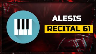 Alesis Recital 61 Digital Piano Semi Weighted 61Keys 10 voices 128 polyphony BuiltIn Speakers [upl. by Yelmene]