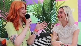 Nieve Ella Interview TRNSMTFestival [upl. by Noyrb]