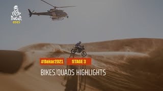 DAKAR2021  Stage 3  Wadi AdDawasir  Wadi AdDawasir  BikeQuad Highlights [upl. by Birck]