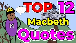 Top 12 MOST IMPORTANT Macbeth Quotes macbeth shakespeare gcseenglish gcserevision [upl. by Schilling694]