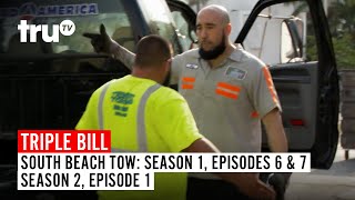 South Beach Tow  TRIPLE BILL Season 2 Episodes 2 3 amp 4  truTV  Watch FULL EPISODES  truTV [upl. by Nnayllehs]