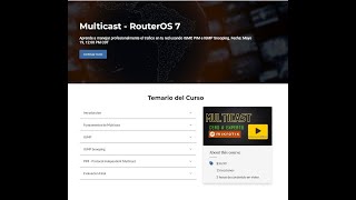 Curso Multicast Disponible en aprenderedesonline [upl. by Enaz]