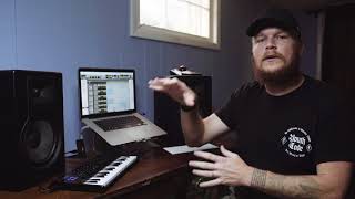 MAudio  BX8 D3 Monitors  Artist Chris Dudley of Underoath [upl. by Hayifas]