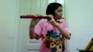 flute practiceBoiling PointVivian长笛练习age9 [upl. by Eilsek]