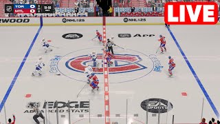 NHL LIVE🔴 Toronto Maple Leafs vs Montreal Canadiens  9th October 2024  NHL Full Match  NHL 25 [upl. by Jeunesse]