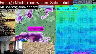 Weitere SCHNEEFÄLLE bis SAMSTAG Nächte FROSTIG  Ab SONNTAG FRÜHLINGSHAFT [upl. by Odoric]