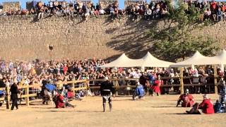 Campeonato Mundial de Combate Medieval en el Castillo de Belmonte [upl. by Niowtna]