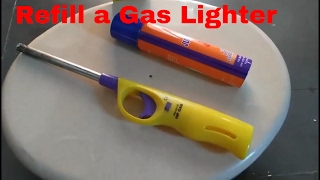 How to Refill a Gas Lighter  Simple Steps to Refill the Gas Lighter [upl. by Itirp]