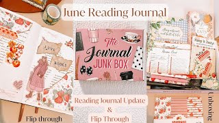 Reading Journal flip through and June books 📖 Junk Journal unboxing [upl. by Puiia450]