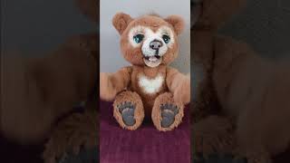 FurReal CUBBY THE CURIOUS BEAR Interactive Animatronic Talking Plush Bear Cub [upl. by Eliza]