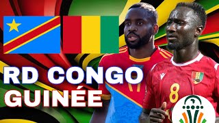 🔴🇨🇩🇬🇳 RD CONGO  GUINEE 🚨BELLE AFFICHE EN QUART   CAN 2024 LIVE TALK [upl. by Sharp85]