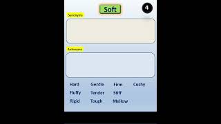 Soft  Synonyms and Antonyms [upl. by Athey]