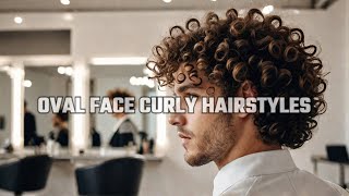 OVAL FACE CURLY HAIRSTYLES MALE  Style Your Dreams curlyhairstyles [upl. by Mcnully]