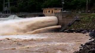 Summersville Dam Gauley River 15000 CFS Output Following Southern WV Flooding June 2016 [upl. by Anabel]