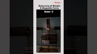 balancing of weightloss magnetic force physics science scienceexperiment magnet shorts [upl. by Assek]