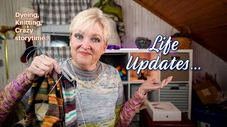 Knit Style Podcast 334Life Updates Dyeing Knitting CRAZY Storytime 🤪 [upl. by Ormand99]