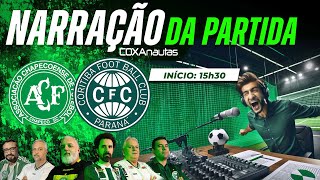 AO VIVO PRÉJOGO E NARRAÇÃO CHAPECOENSE X CORITIBA  Série B 2024  35ª rodada [upl. by Cyler]