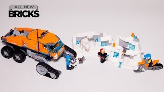 Lego City 60194 Arctic Scout Truck Speed Build [upl. by Rolan]