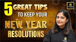 5 Great Tips to Keep Your New Years Resolutions By Aashi Maam  Utkarsh Online Tuition [upl. by Naie883]