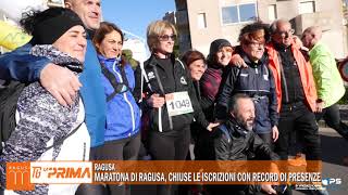 Maratona di Ragusa chiuse le iscrizioni con record di presenze [upl. by Akemed471]