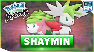 Where To Find SHAYMIN amp How To Catch It in Pokemon Legends Arceus [upl. by Leen774]