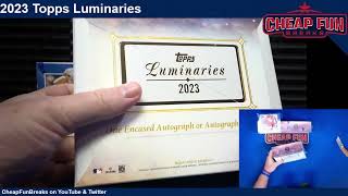 2023 Topps Luminaries [upl. by Yekcaj]