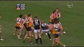 Hawthorn kicks 31 goals against Port Adelaide Rd 21 2011 [upl. by Jeff]