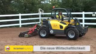 Kramer Allrad 1245 Mini Telehandler [upl. by Vidovik]