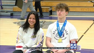 New Havens Easton Doster named MVP of the Week after winning State Wrestling title [upl. by Yrbua]