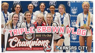 Volleyball Tournament Vlog 2022  Kansas City Triple Crown [upl. by Jonis]