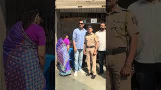 Sonu Sood has a FUN interaction with fans and paps after casting his vote sonusood shorts [upl. by Nyledam]