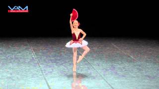 Anastasiya Popova age 10 Kitri Variation from Don QuixoteYAGP 2015 Paris 2nd place [upl. by Evan567]