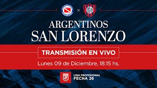 🔴 VIVO Argentinos vs San Lorenzo  Fecha 26 Liga Profesional [upl. by Anerroc]