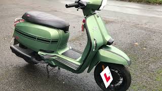 Lambretta V125 Special 2024 with just 731 miles covered [upl. by Manwell]