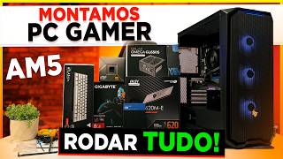 Montamos um PC GAMER AM5 com Ryzen 5 8400F para Rodar TUDO Full HD 60 FPS [upl. by Monsour320]