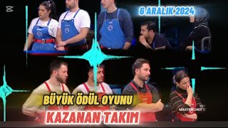 MASTERCHEF TÜRKİYE 6 ARALIK 2024 BÜYÜK ÖDÜL OYUNUNU KAZANAN TAKIM BELLİ OLDU masterchef [upl. by Barabas]