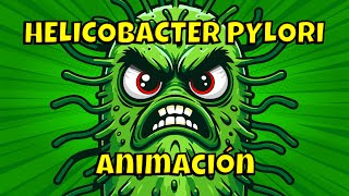 ¡Helicobacter Pylori en menos de 10 minutos Animación [upl. by Ahsienor317]