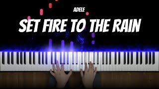 Adele  Set Fire To The Rain  Piano Cover [upl. by Jones]