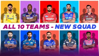 IPL 2025  All 10 Teams New Squad After IPL Auction  Mega Auction News  MY Cricket Production [upl. by Tenej]