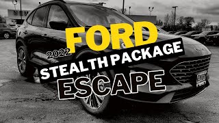 2022 Ford Escape SEL  Stealth AWD Package  with Panoramic Vista Roof [upl. by Swinton]