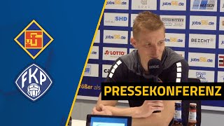 Pressekonferenz  TuS Koblenz  FK 03 Pirmasens 21  26 Spieltag  Oberliga Aufstiegsrunde 202223 [upl. by Jehiel]