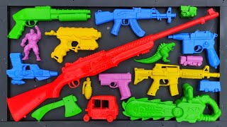 Membersihkan Nerf Ak47 Assault Rifle Shotgun Sniper Rifle Glock Pistol M16 Nerf gun Eps 101 [upl. by Rozalie]