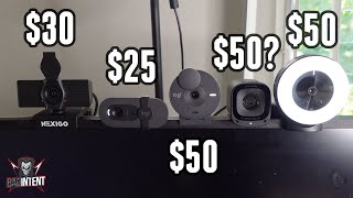 Top 5 Budget Webcams Under 50 [upl. by Spoor]