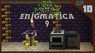 Enigmatica 9 Expert  E10  Using Magic to Power our Machines [upl. by Koah]