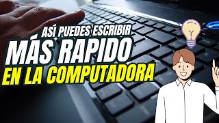 EN MENOS DE 90 SEGUNDOS te enseñaré un poderoso hack para escribir más rápido en la computadora [upl. by Yseulte]