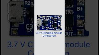 37V charging module connection  TP4056 1A Li  ion lithium battery charging module [upl. by Moise]