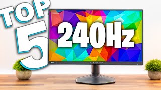 Top 5 Best 240Hz Gaming Monitors In Every Price Range [upl. by Aronoel]